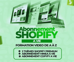 ABONNEMENT SHOPIFY A VIE, E-COMMERCE EN AFRIQUE