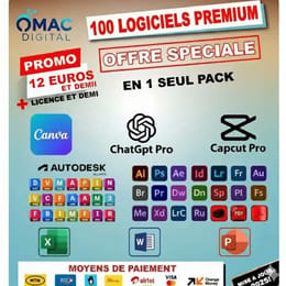 100 LOGICIELS PREMIUM A VIE