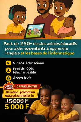 PACK APPRENTISSAGE DE  L'ANGLAIS ET L'INFORMATIQUE POUR VOS ENFANTS