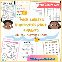 PACK CAHIERS D'ACTIVITES PRESCOLAIRE