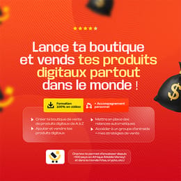 Creer une boutique de vente des produits digitaux