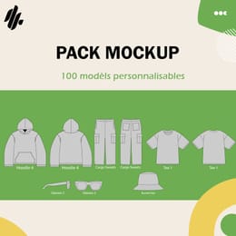 100 mockup vêtement