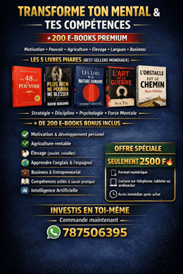💥 Deviens Incassable : +200 E-Books pour Transformer Ta Vie ! 💥
