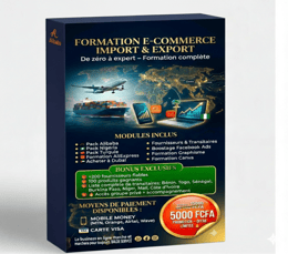 Formation E-commerce Import & Export : Apprends à Importer, Vendre et Gagner en Ligne