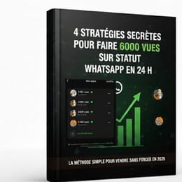 4 Stratégies Secrètes Pour Obtenir 6000 Vues Sur Statut WhatsApp en 24 H