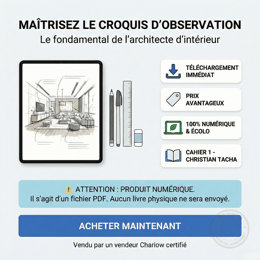 Apprenez le Croquis d'Observation en Architecture d'Intérieur avec Christian Tacha