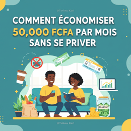 COMMENT ÉCONOMISER 50.000 FCFA PAR MOIS SANS SE PRIVER