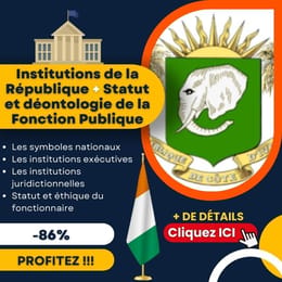 12_Institutions de la République + Statut et déontologie de la Fonction Publique