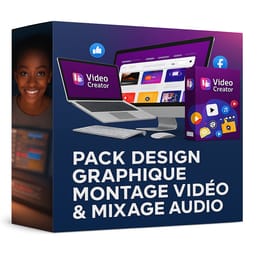 Pack Ultime : Design Graphique, Montage Vidéo & Mixage Audio (63 Formations + Logiciels Inclus)