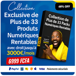Collection Exclusive de Plus de 33 Packs de Produits Numériques Rentables