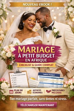 Mariage à petit budget en Afrique