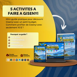 5 activités à faire à Gisenyi avec seulement 10 $