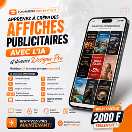 CREER UNE AFFICHE PROFESSIONNELLE AVEC L’IA