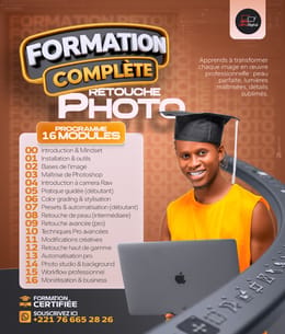 🎓 FORMATION COMPLÈTE EN RETOUCHE PHOTO — LilPro Digital Academy