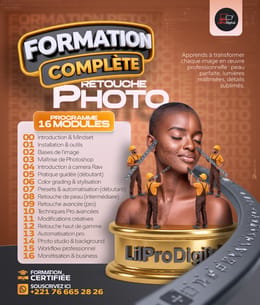 🎓 FORMATION COMPLÈTE EN RETOUCHE PHOTO — 🥉 Offre Essentielle