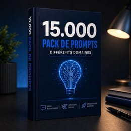 Pack de 15.000 prompt chat gpt prêt à l'emploi
