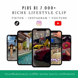 Pack de  7000 clips vidéo lifestyle