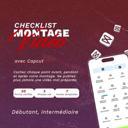 Check-list vidéo pro