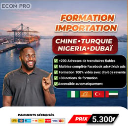 PACK ULTRA COMPLET IMPORT ET ECOM