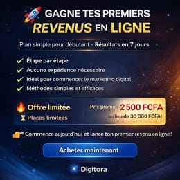 Comment gagner tes premiers 5 000 FCFA en ligne en 7 jours — Guide pratique pour débutants