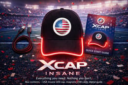 USA Xcap - Insane - SONO-Luminous Cap for football fans