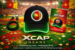 Cameroon Xcap - Insane - SONO-Luminous Cap for football fans