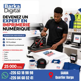 FORMATION IMPRIMERIE NUMERIQUE AU BF
