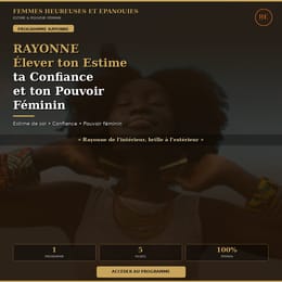Rayonne : Élève ton estime en toi, ta confiance et ton pouvoir féminin