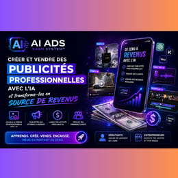 AI Ads Cash System™ : crée des pubs IA pro et transforme-les en revenus en ligne