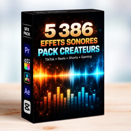 PACK DE 5 386 EFFETS SONORES POUR CRÉATEURS