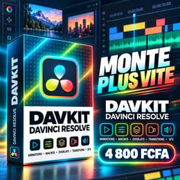 DavKit — Le Kit d'Animation et de ressources pour DaVinci Resolve