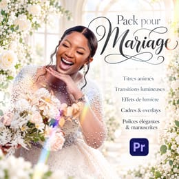 Pack pour Mariage — Titres & effets pour Premiere Pro