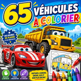 Coloriages de 65 véhicules pour enfants