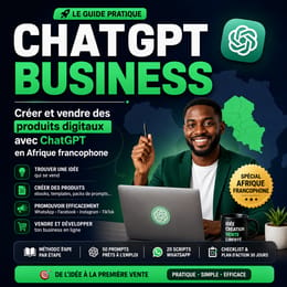 ChatGPT Business — Créer et vendre des produits digitaux avec ChatGPT en Afrique francophone
