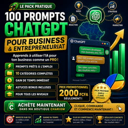 100 Prompts ChatGPT pour Business & Entrepreneuriat