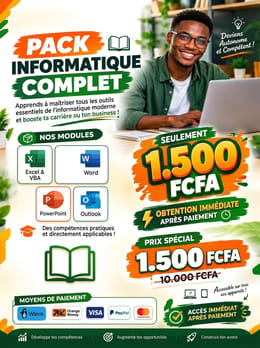 Pack informatique complet - Microsoft Office