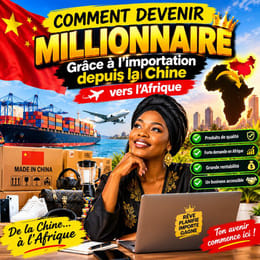 Guide Complet Comment Devenir Millionaires Grâce à L’importation depuis la chine ,Afrique