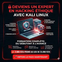 Hacking Éthique avec Kali Linux – Le Cours Complet