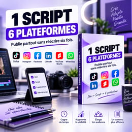 1 script, 6 plateformes — Le système de contenu