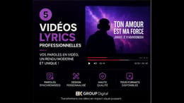 Boostez votre hit avec une vidéo lyrics pro en 48h – Impact garanti!