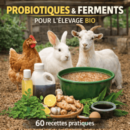 60 RECETTES PROBIOTIQUES ET FERMENT EN ELEVAGE BIOLOGIQUE