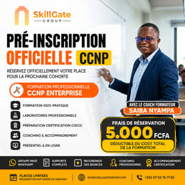 Pré-inscription Officielle — Formation Cisco CCNP Enterprise