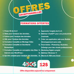 FORMATIONS EXCEPTIONNELLES