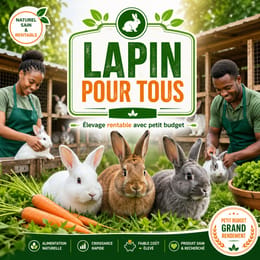 Élevage de lapins rentable – Guide complet pour démarrer avec un petit budget.