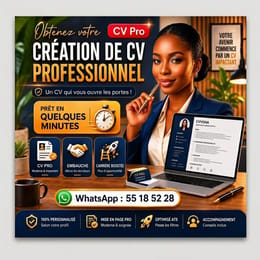 CREATION DE CV PROFESSIONNELS & LETTRES