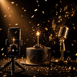 Visuels & Chansons d'Anniversaire Pessonaliser