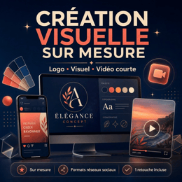 Création logo / visuel ou vidéo sur mesure