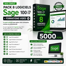 PACK DE 8 SAGE ET FORMATION SAGE 100 I7
