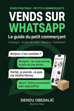 Vends sur WhatsApp : Le guide du petit commerçant (Catalogue, scripts, relances)