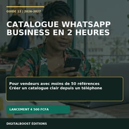Catalogue WhatsApp Business en 2 heures
